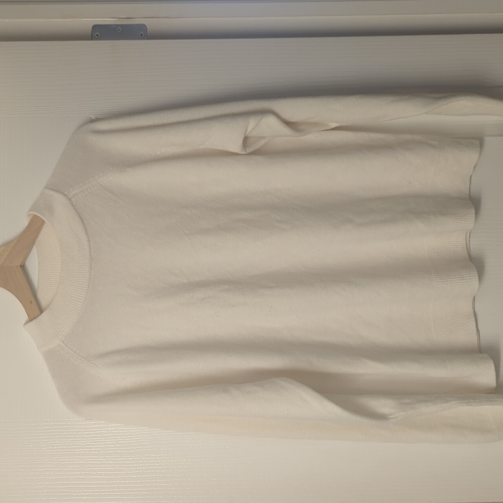 Cream mockneck sweater